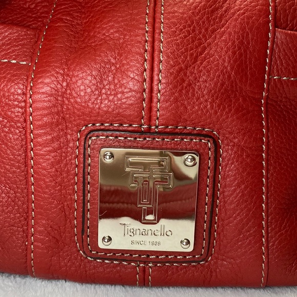 EUC Tignanello Red Leather bag - Picture 3 of 15